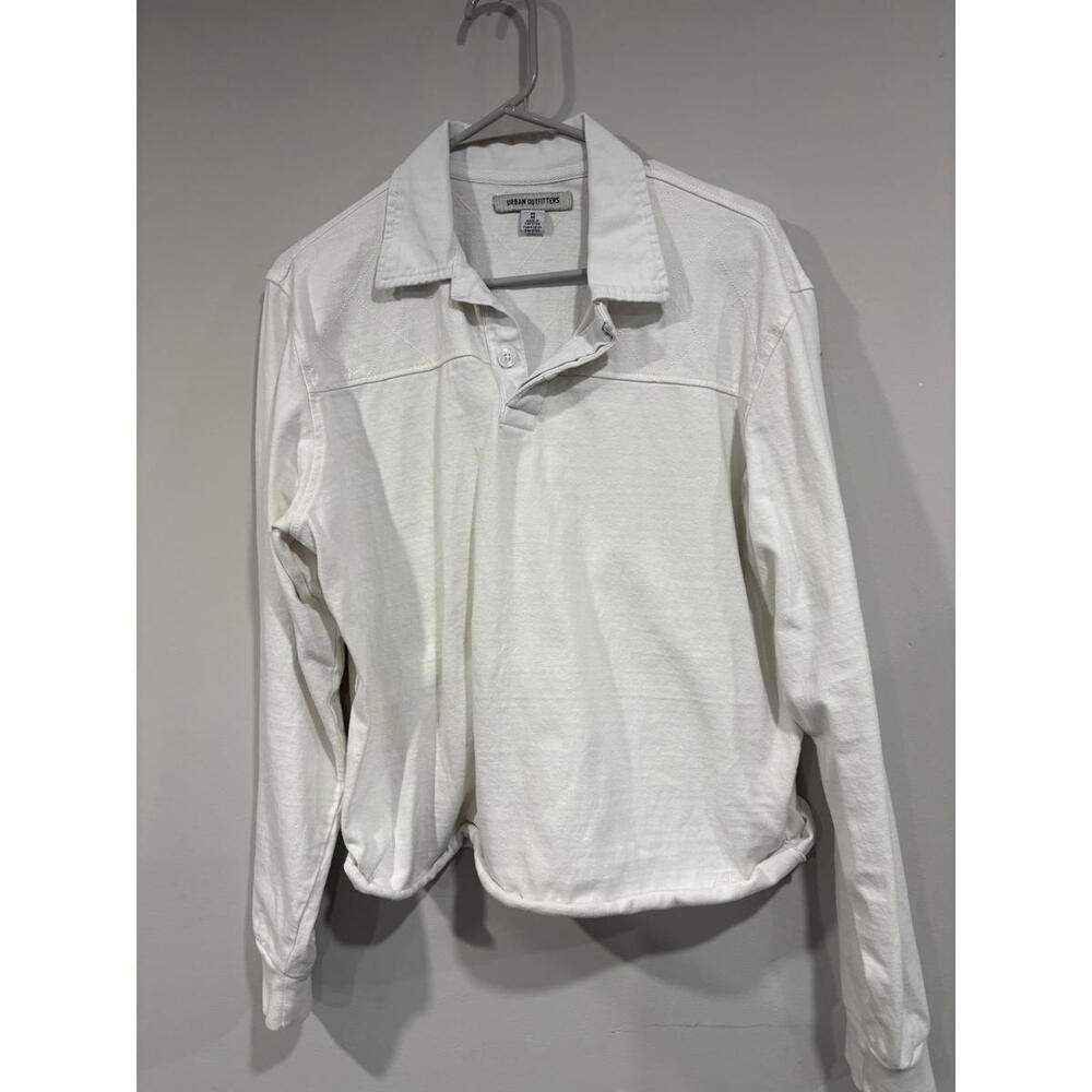 Urban Outfitters cropped rugby shirt great condition medium